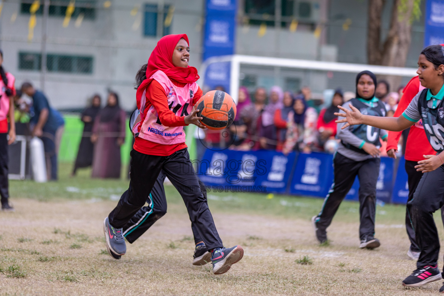 Day 3 of Nestle' Kids Netball Fest 2023 held in Henveyru Stadium, Male', Maldives on Saturday, 2nd December 2023.
Photos: Ismail Thoriq / images.mv