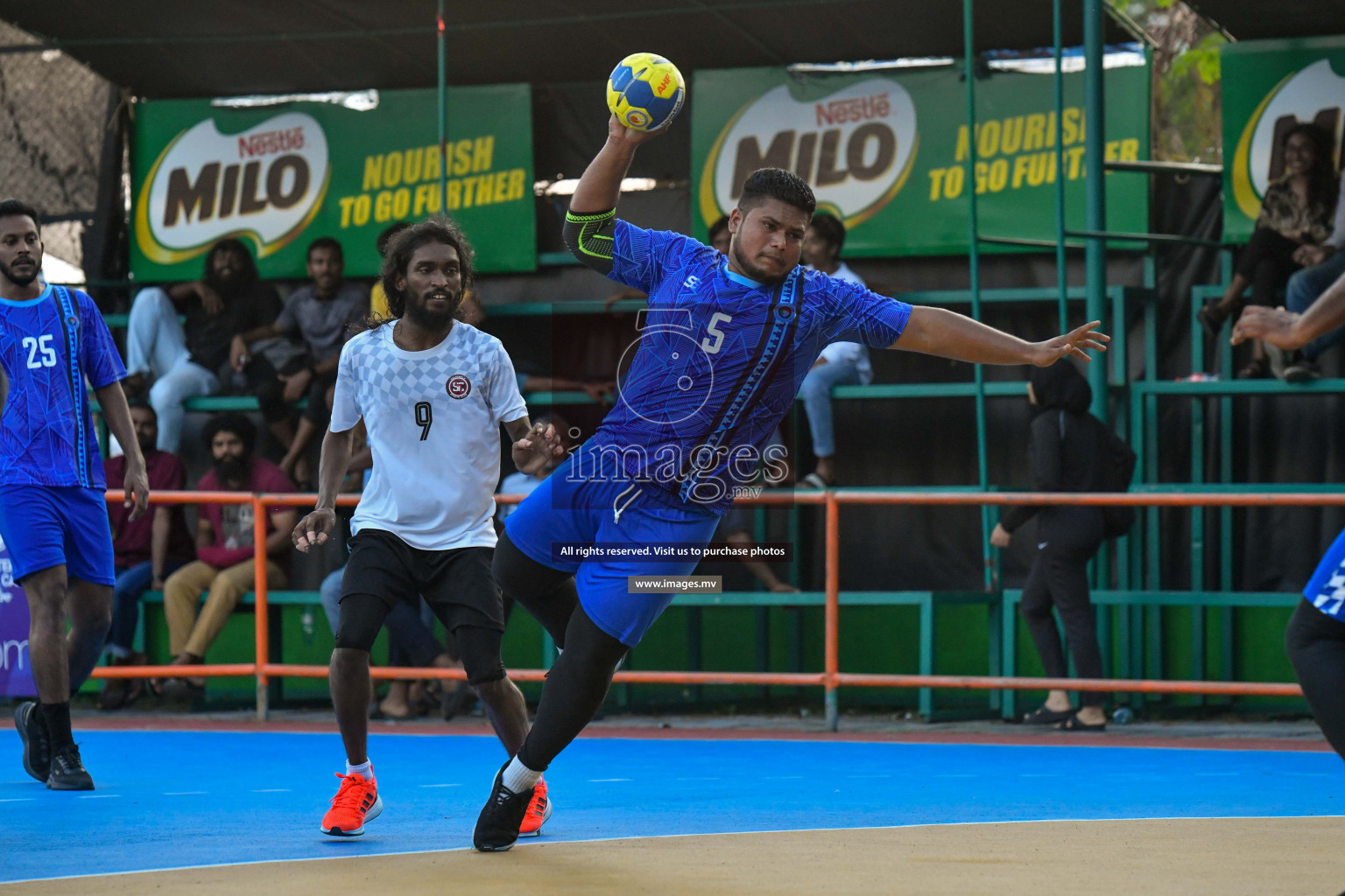 Day 2 of 6th MILO Handball Maldives Championship 2023, held in Handball ground, Male', Maldives on Friday, 21st May 2023 Photos: Nausham Waheed/ Images.mv