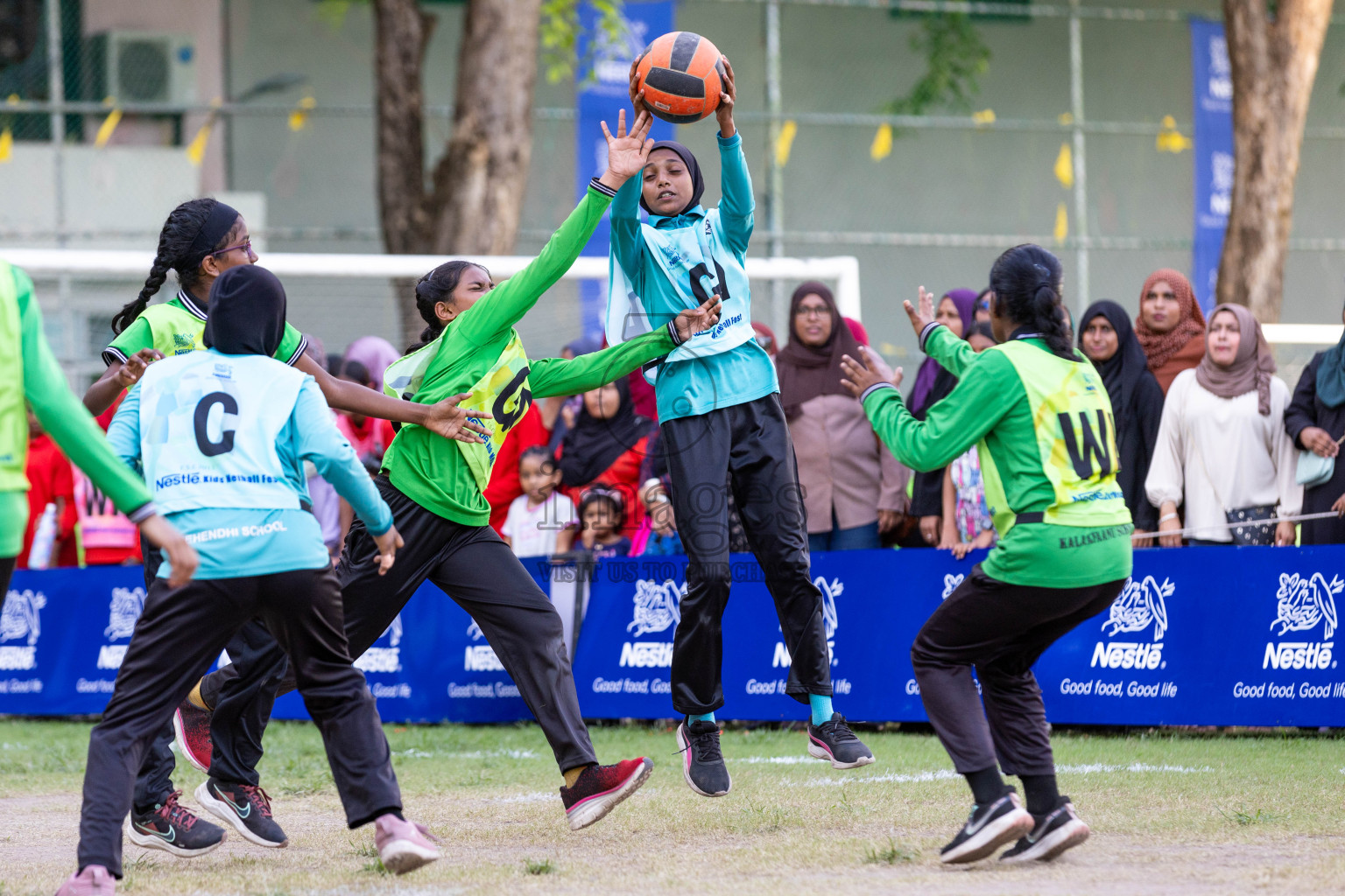 Day 3 of Nestle' Kids Netball Fiesta 2023 held in Henveyru Stadium, Male', Maldives on Saturday, 2nd December 2023. Photos by Nausham Waheed / Images.mv