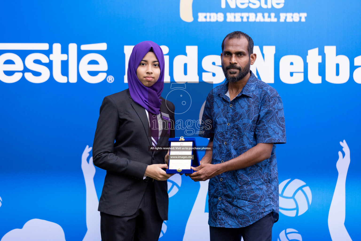 Day 2 of Nestle' Kids Netball Fiesta 2023 held in Henveyru Stadium, Male', Maldives on Thursday, 1st December 2023. Photos by Nausham Waheed / Images.mv