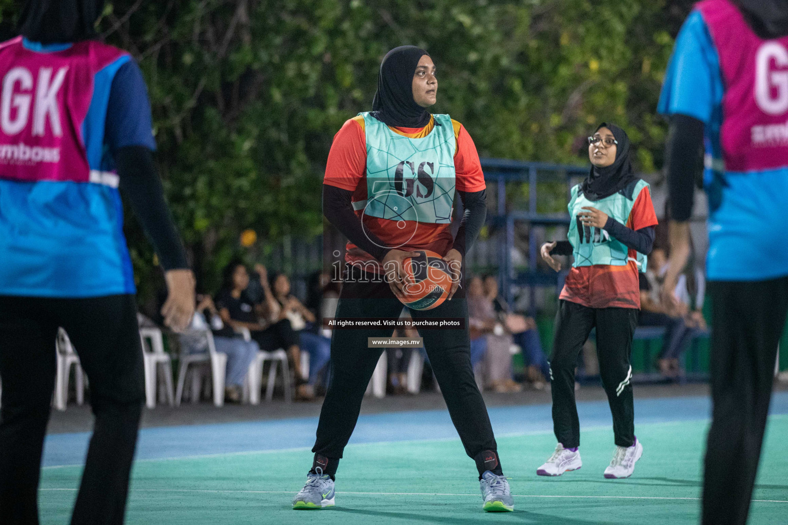 Day 7 of 20th Milo National Netball Tournament 2023, held in Synthetic Netball Court, Male', Maldives on 5th June 2023 Photos: Nausham Waheed/ Images.mv