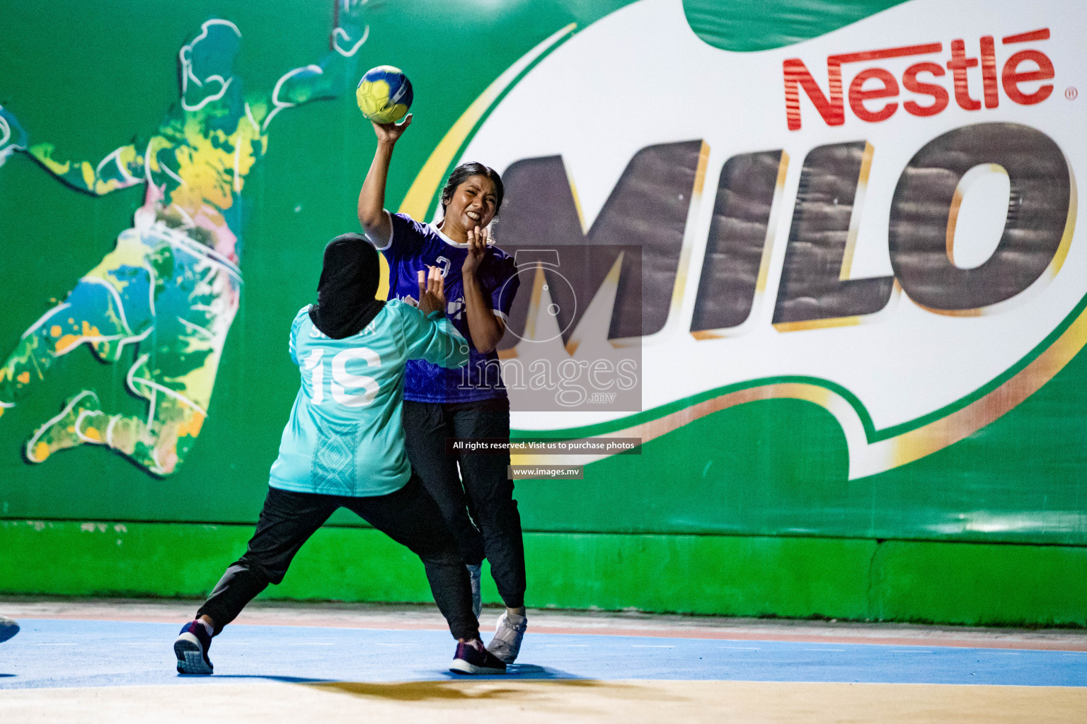 Day 8 of 7th Inter-Office/Company Handball Tournament 2023, held in Handball ground, Male', Maldives on Friday, 23rd September 2023 Photos: Hassan Simah/ Images.mv