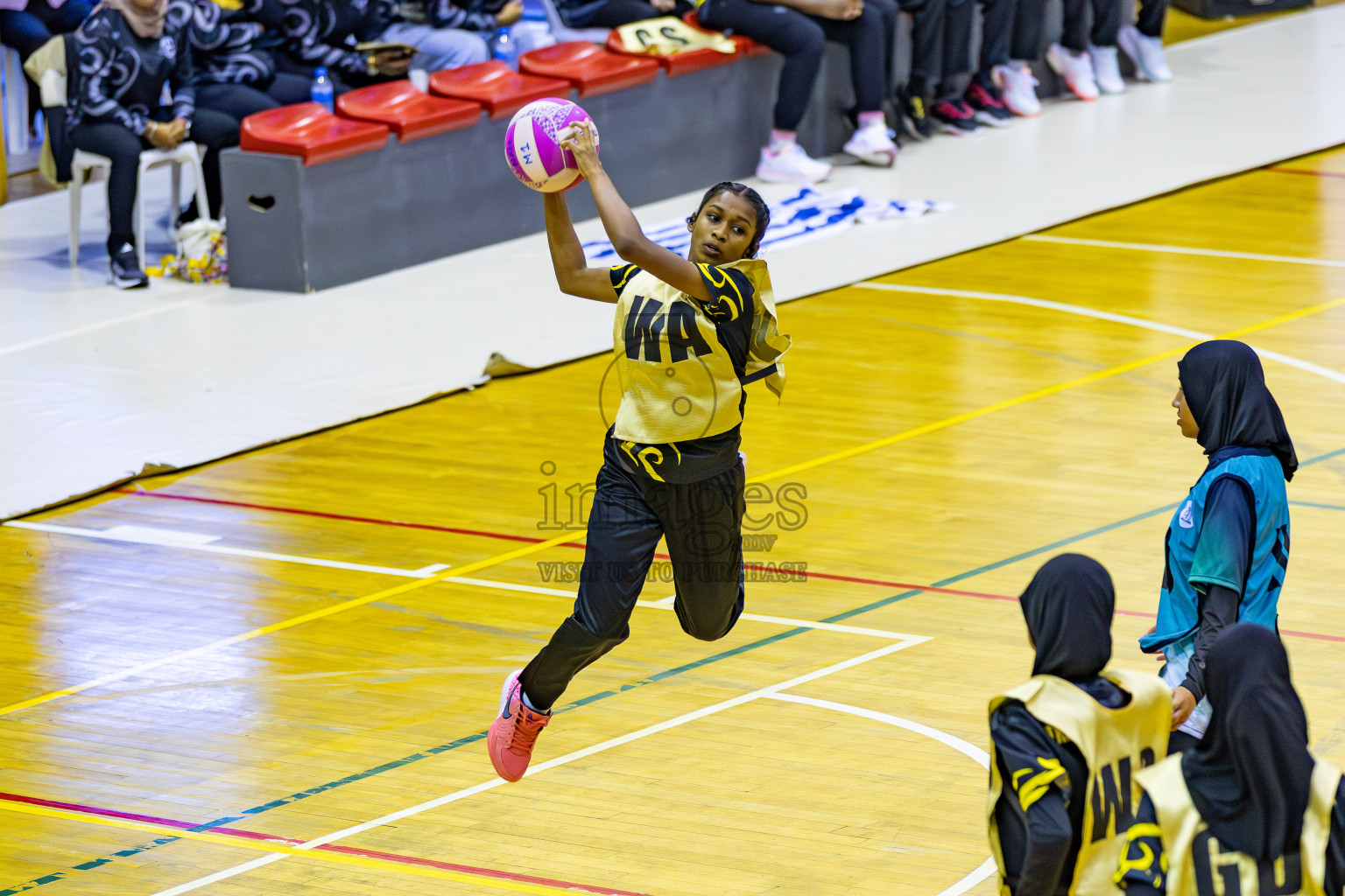 Day 3 of Inter-School Netball Tournament 2025 was held in Social Center Indoor Hall on Monday, 20th October 2025. Photos: Areef Adam / images.mv