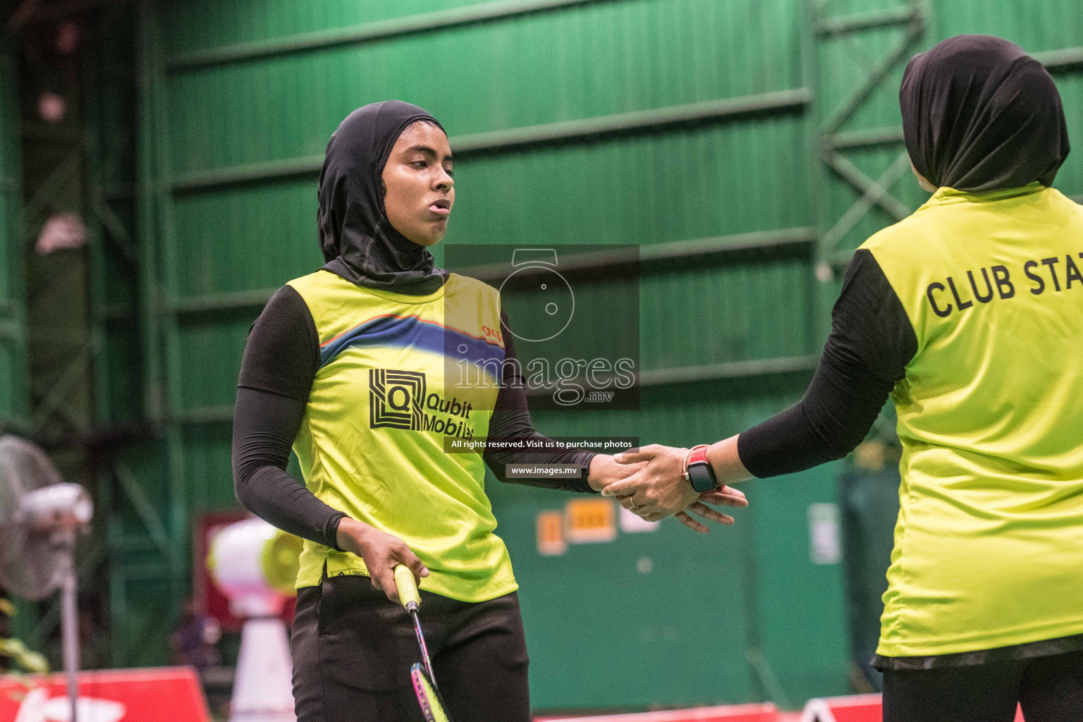 Day 4 of Badminton association mixed group championship 2021 held in Male', Maldives Photos by Nausham Waheed