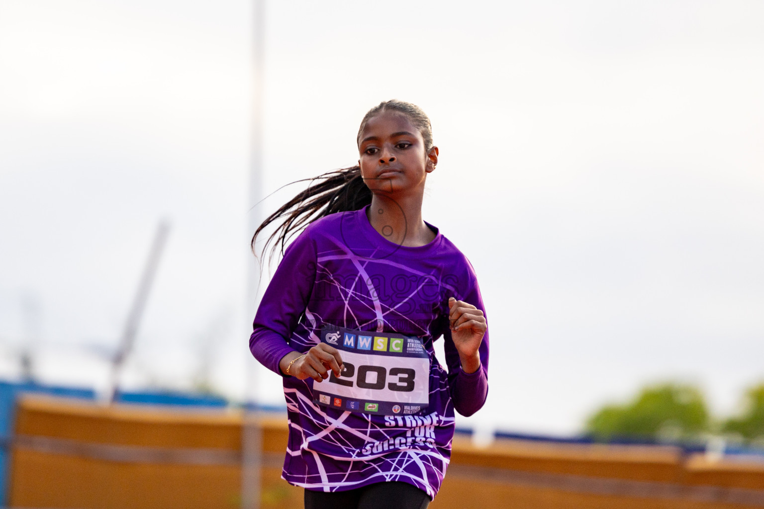 Day 2 of MWSC Interschool Athletics Championships 2024 held in Hulhumale Running Track, Hulhumale, Maldives on Sunday, 10th November 2024. 
Photos by: Hassan Simah / Images.mv