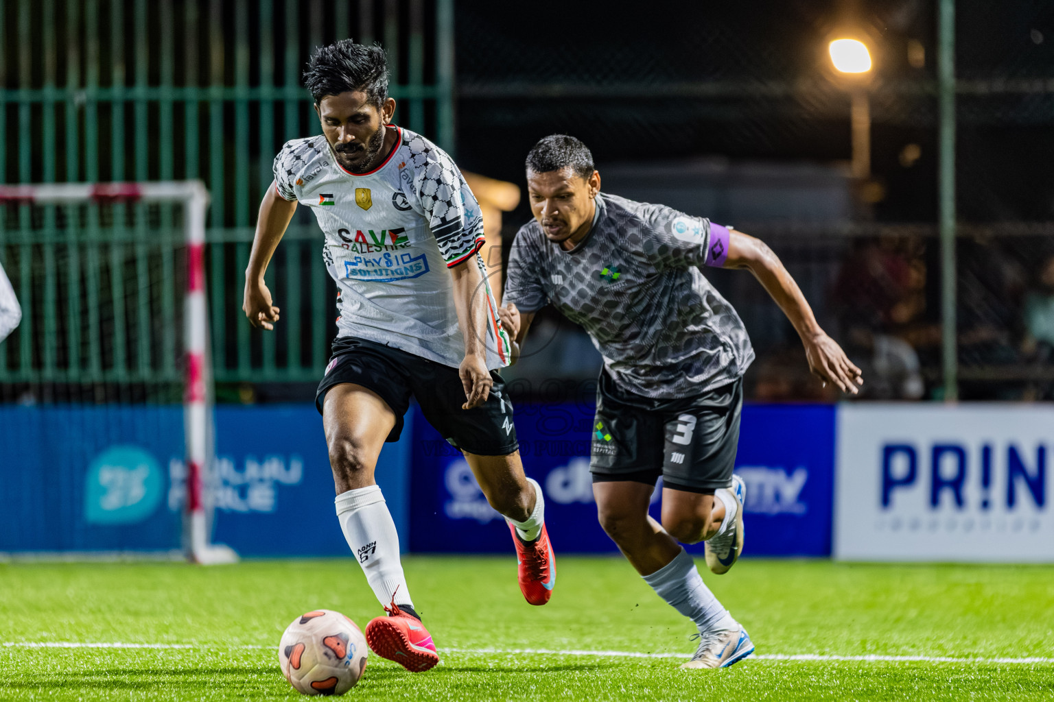 KVC vs Team Dharumavantha in Club Maldives Cup Classic 2025 held in Rehendi Futsal Ground, Hulhumale', Maldives on Monday, 15th September 2025. Photos: Areef / images.mv