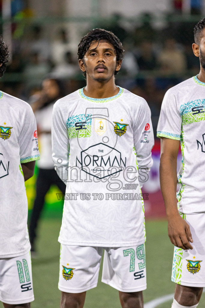 WAMCO vs STELCO RC in the Semi Finals of Club Maldives Cup 2024 held in Rehendi Futsal Ground, Hulhumale', Maldives on Monday, 14th October 2024. Photos: Hassan Simah / images.mv