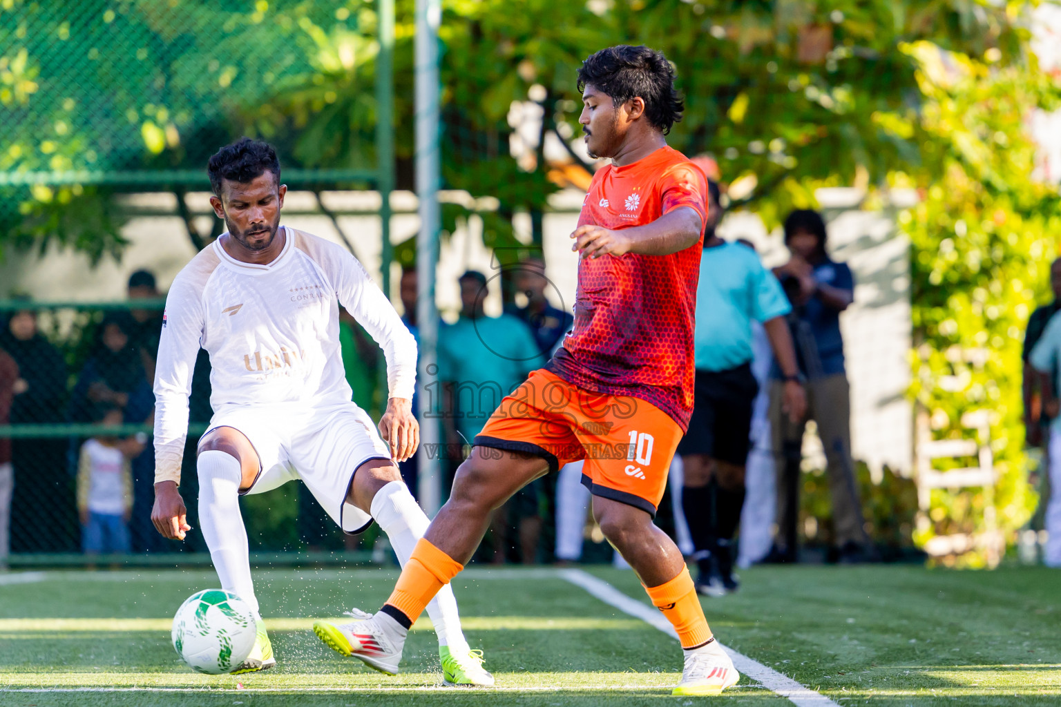 Ari Zone vs Dhaalu Zone in the Leg 1 of Resort Super League 2025 was held on Thursday, 3rd July 2025 in Conrad Maldives Rangali Island, Alif Dhaalu Atoll, Maldives. Photos: Nausham Waheed / images.mv