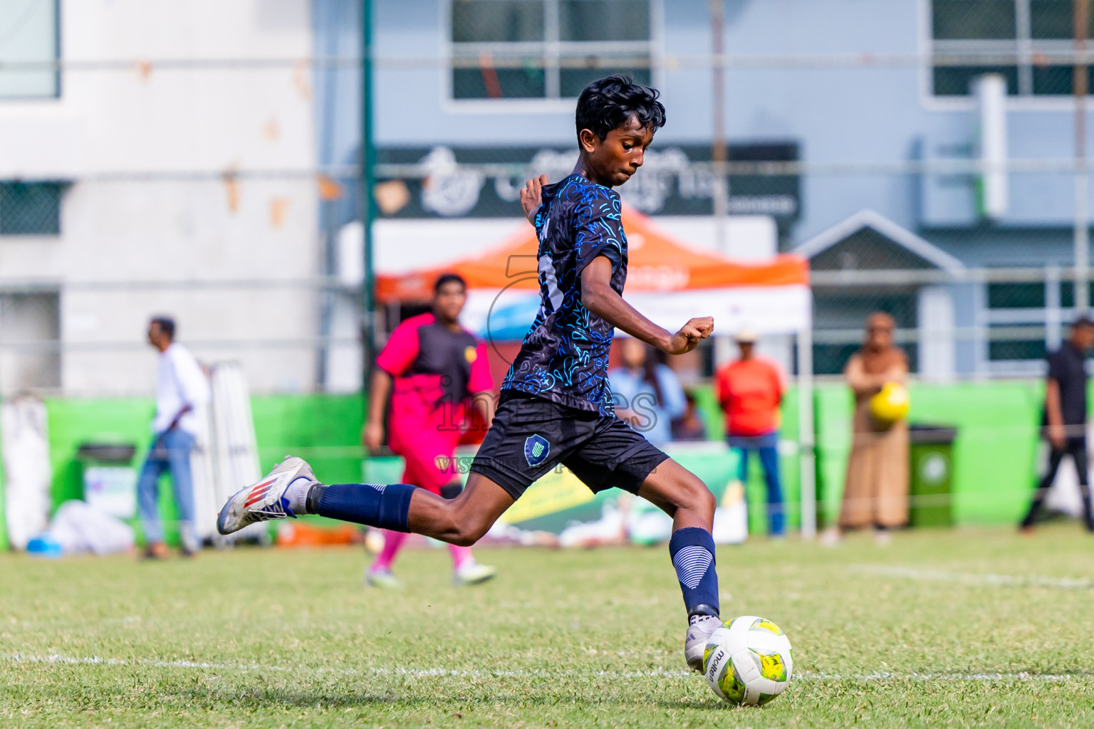 Day 2 of MILO Academy Championship 2024 Under 14 held in Henveyru Stadium, Male', Maldives on Friday, 1st November 2024. Photos: Nausham Waheed / Images.mv