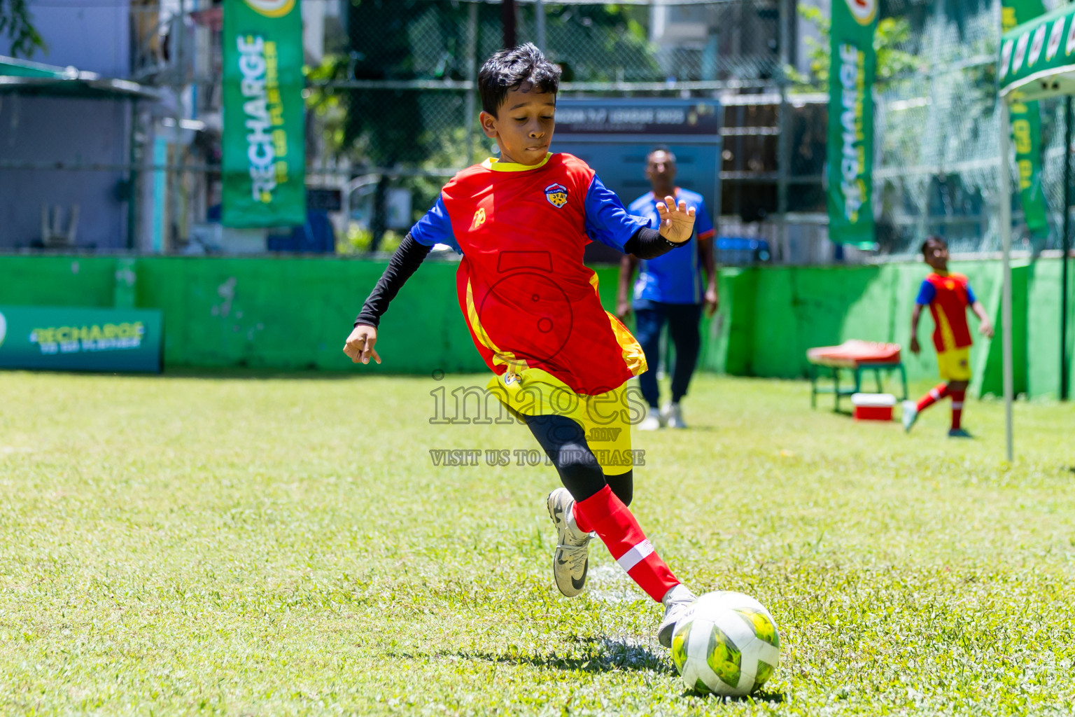 Day 3 of MILO Academy Championship 2025 (U-12) was held at Henveiru Stadium in Male', Maldives on Saturday, 3rd May 2025. Photos: Nausham Waheed / images.mv