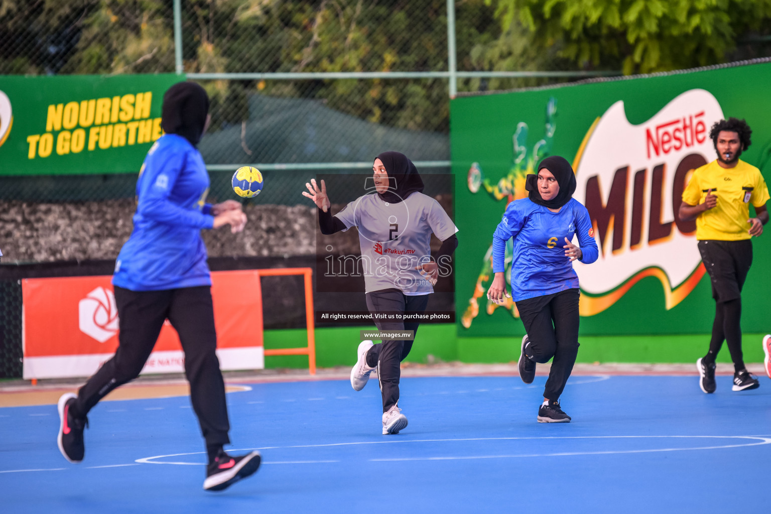 Day 3 of Milo 6th Inter Office Handball Tournament 2022 - Photos by Nausham Waheed