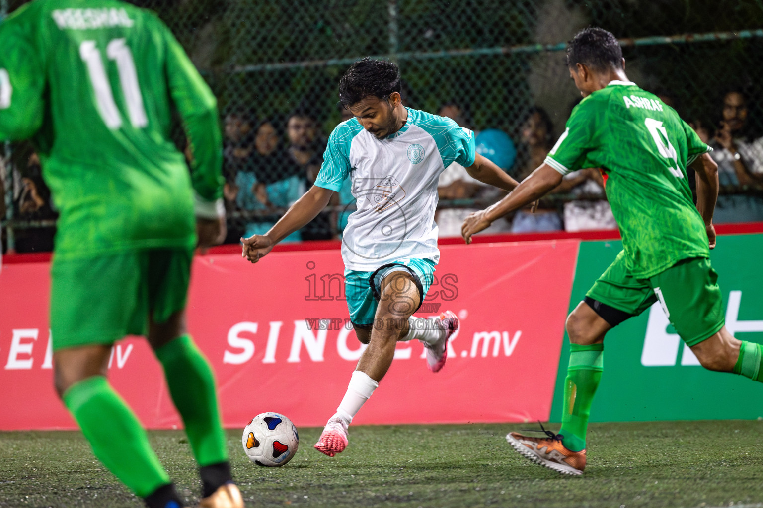 CLUB SDFC vs AGRI RC in Club Maldives Classic 2024 held in Rehendi Futsal Ground, Hulhumale', Maldives on Tuesday, 3rd September 2024. 
Photos: Mohamed Mahfooz Moosa / images.mv