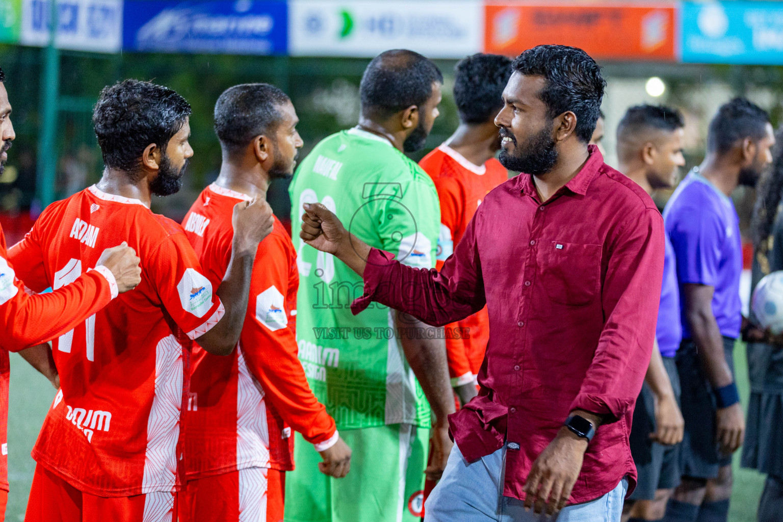 HA Maarandhoo vs HA Utheem in Day 17 of Golden Futsal Challenge 2024 was held on Wednesday, 31st January 2024, in Hulhumale', Maldives Photos: Hassan Simah / images.mv