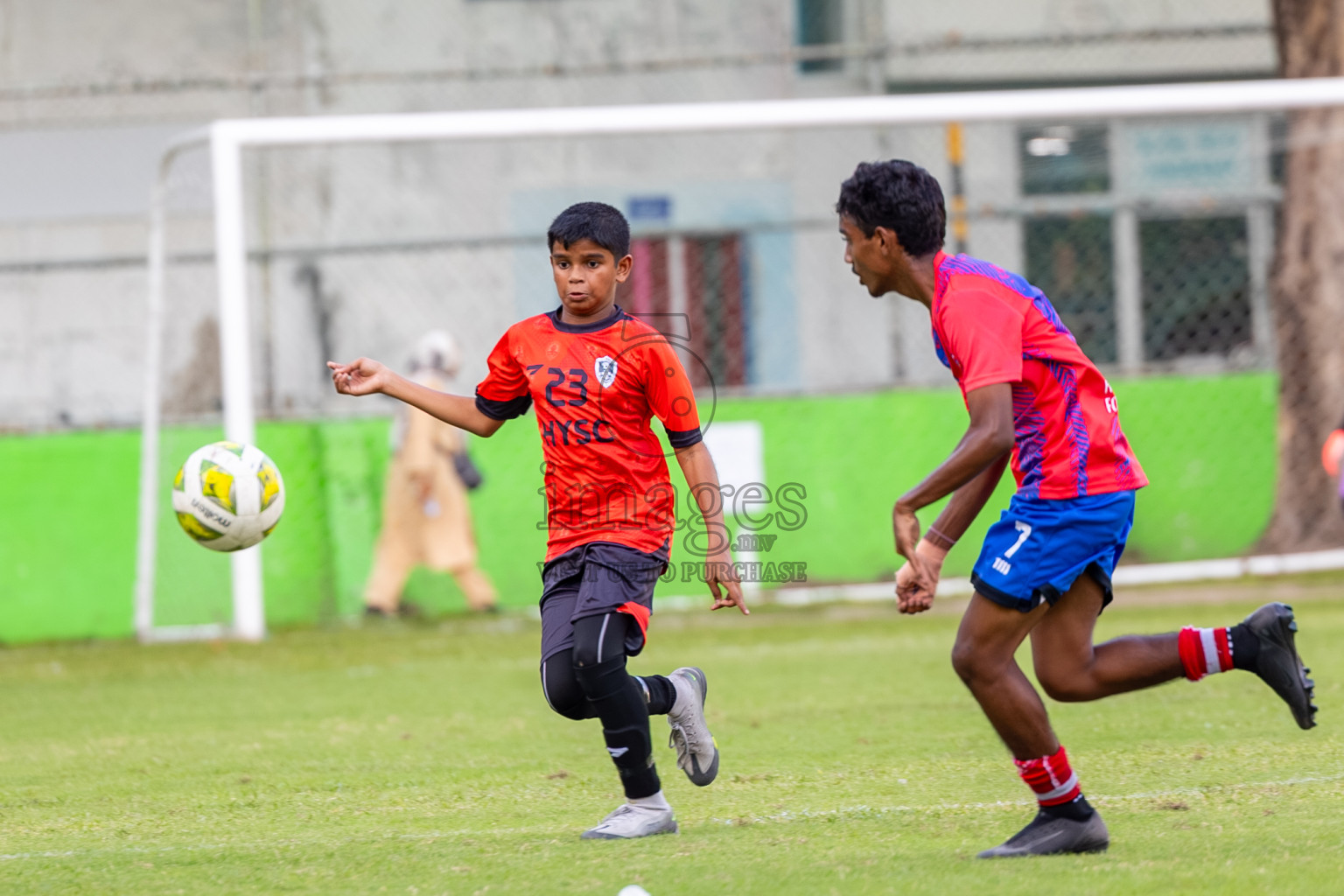 Day 1 of MILO Academy Championship 2025 (U14) was held on Thursday, 30th October 2025 at Henveiru Football Grounds, Male', Maldives . 
Photos: Ismail Thoriq / images.mv