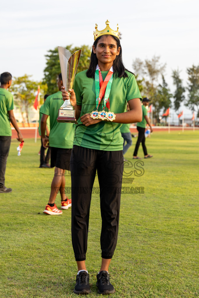 Day 3 of 33rd National Athletics Championship was held in Ekuveni Track at Male', Maldives on Saturday, 7th September 2024. Photos: Hassan Simah / images.mv