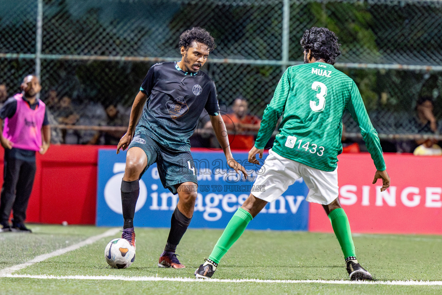 SDFC VS TEAM BADHAHI in Club Maldives Classic 2024 held in Rehendi Futsal Ground, Hulhumale', Maldives on Monday, 9th September 2024. Photos: Nausham Waheed / images.mv