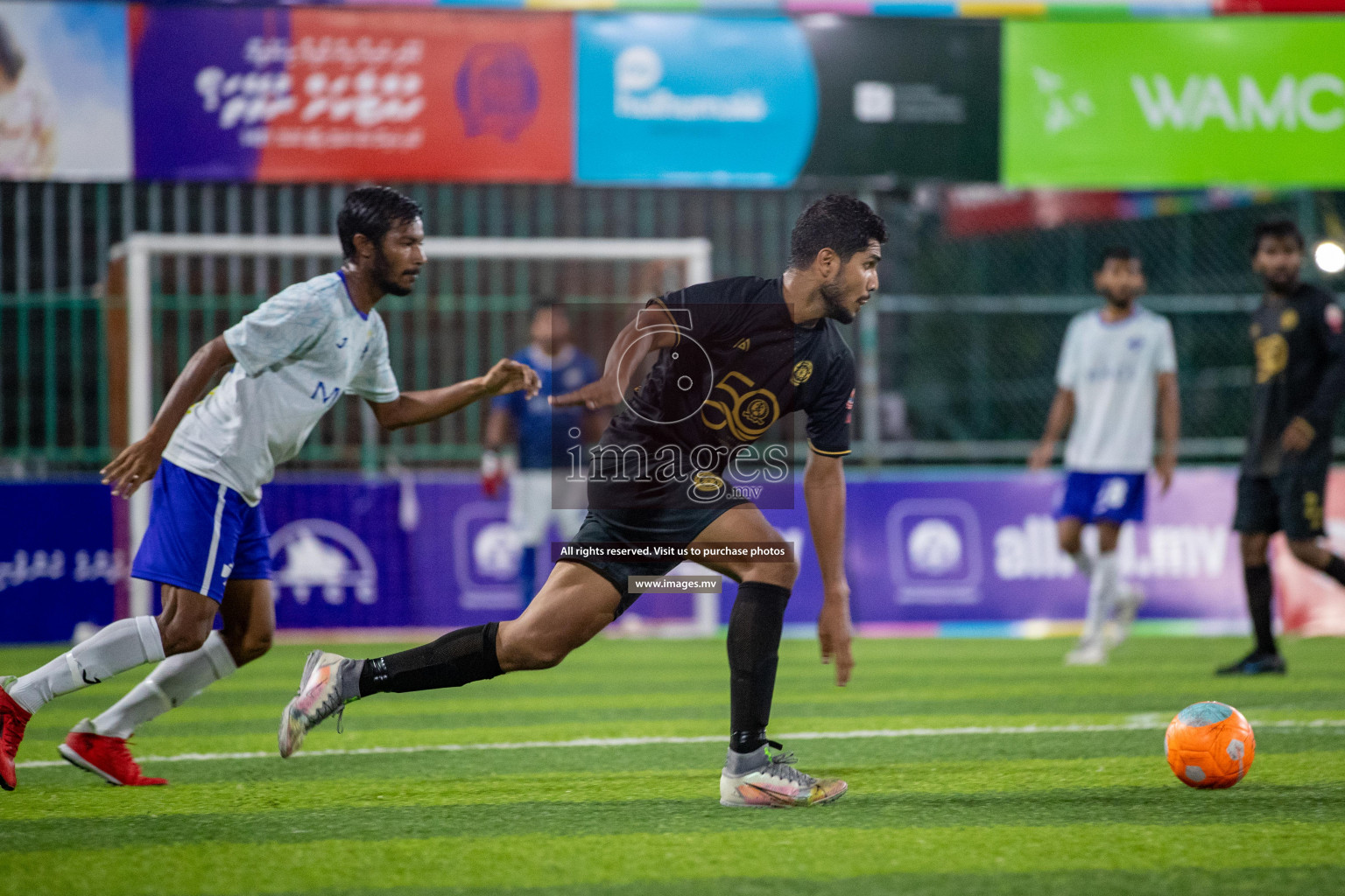 Prison Club vs MACL in the Quarter Finals of Club Maldives 2021 held at Hulhumale;, on 12th December 2021 Photos: Ismail Thoriq / images.mv