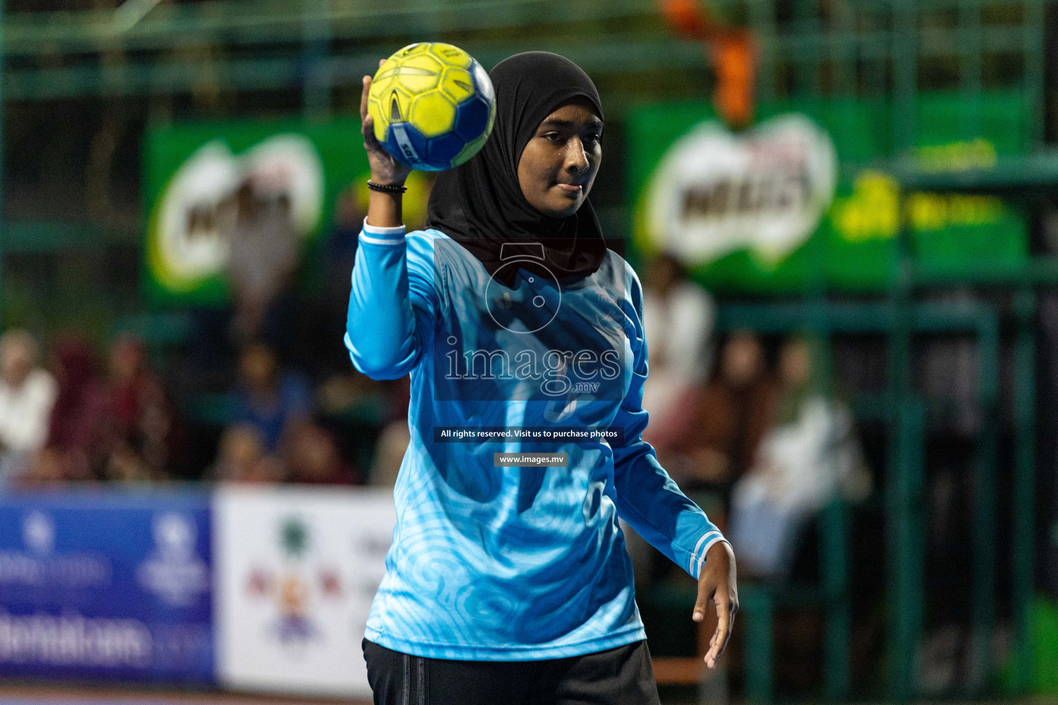 Day 5 of 7th Inter-Office/Company Handball Tournament 2023, held in Handball ground, Male', Maldives on Tuesday, 19th September 2023 Photos: Nausham Waheed/ Images.mv