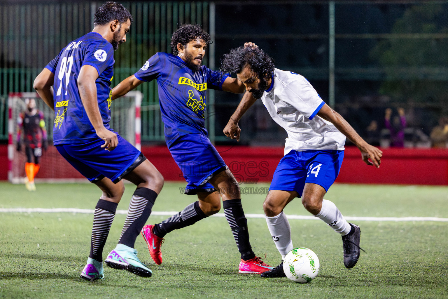 Fenaka vs Mifco in Day 14 of Office League 2025 was held on Tuesday, 29th April 2025 in Hulhumale', Maldives. Photos: Nausham Waheed / images.mv