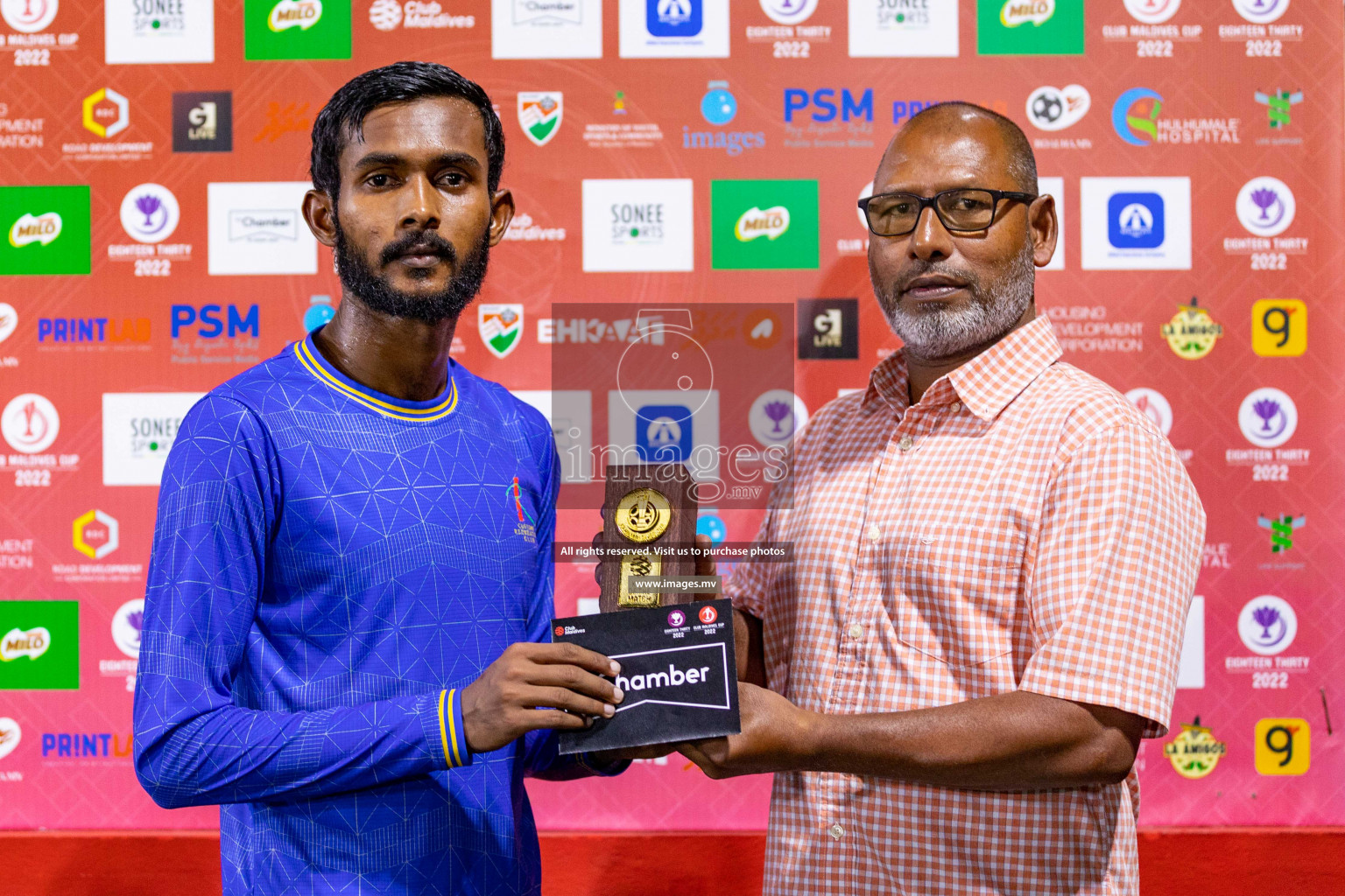 Customs RC vs Club MYS in Club Maldives Cup 2022 was held in Hulhumale', Maldives on Wednesday, 19th October 2022. Photos: Ismail Thoriq / images.mv