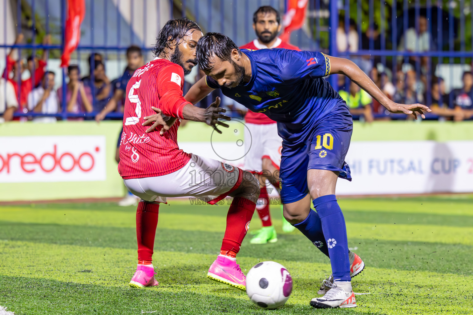 United V vs CC Sports Club in Semi Final of Eydhafushi Futsal Cup 2024 was held on Monday , 15th April 2024, in B Eydhafushi, Maldives Photos: Ismail Thoriq / images.mv