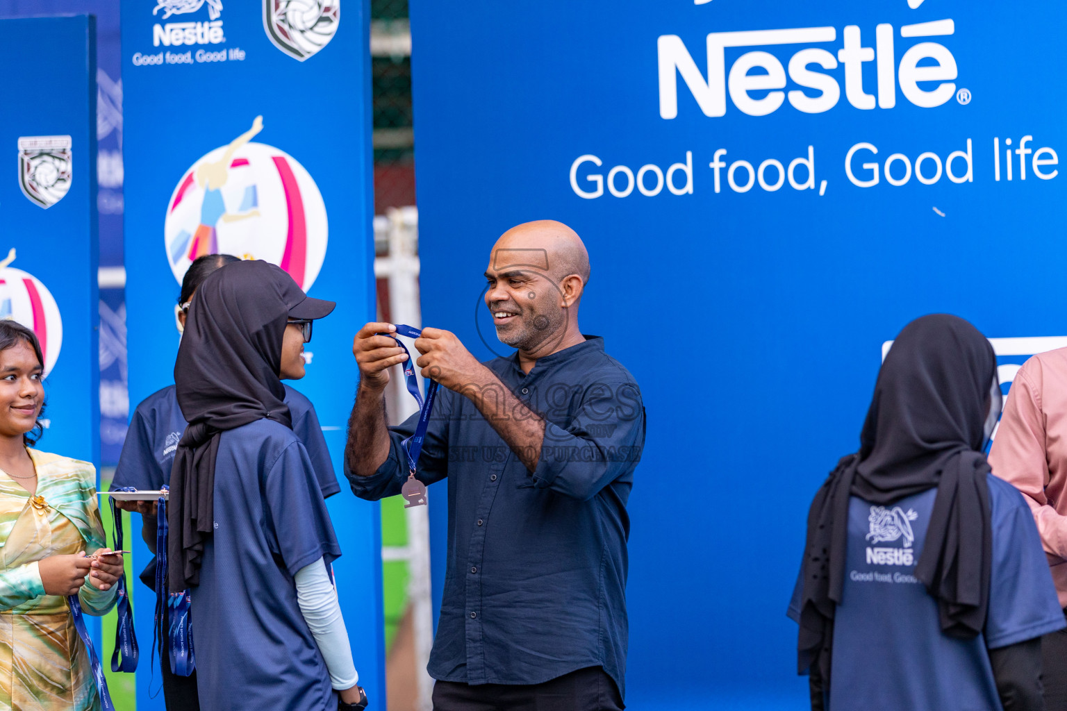 Day 3 of Nestle' Kids Netball Fest 2023 held in Henveyru Stadium, Male', Maldives on Saturday, 2nd December 2023.
Photos: Ismail Thoriq / images.mv