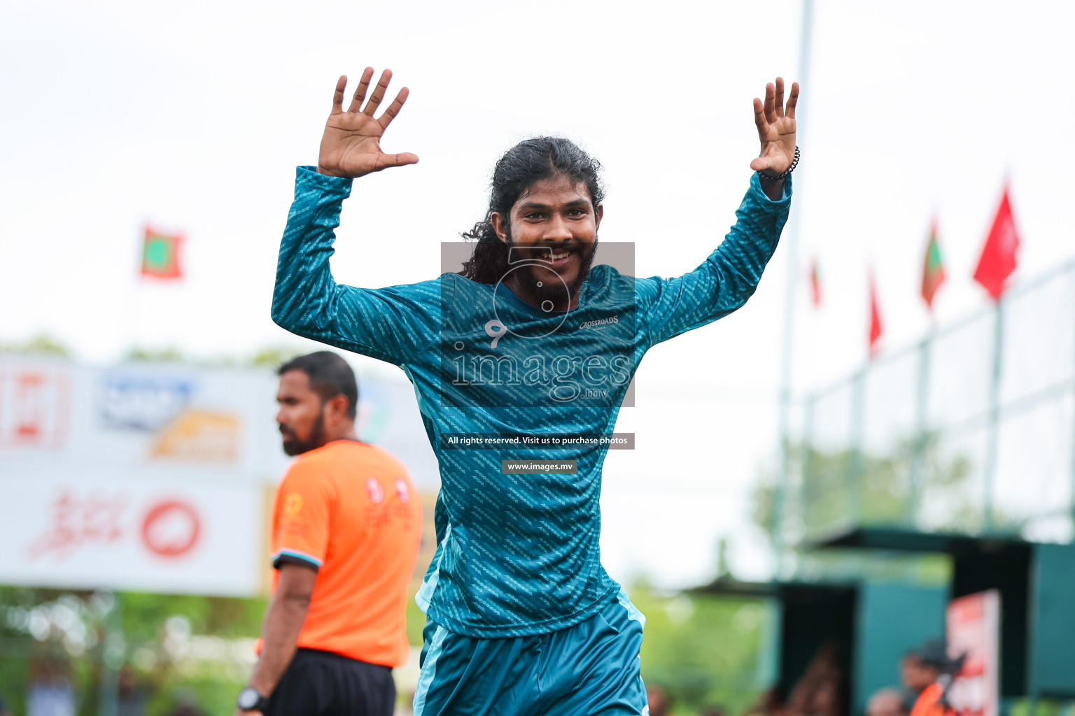 Club AVSEC vs Crossroads Maldives in Club Maldives Cup 2023 held in Hulhumale, Maldives, on Monday, 24th July 2023 Photos: Nausham Waheed/ images.mv