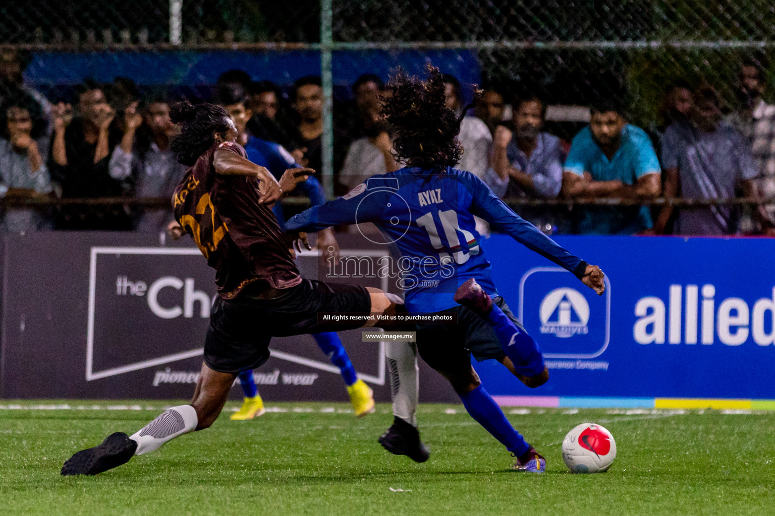 Team Fenaka vs Club Airports in Club Maldives Cup 2022 was held in Hulhumale', Maldives on Tuesday, 18th October 2022. Photos: Mohamed Mahfooz Moosa/ images.mv