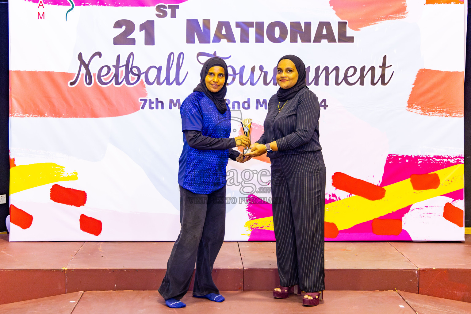 Sports Club Skylark vs Youth United Sports Club in Final of 21st National Netball Tournament was held in Social Canter at Male', Maldives on Monday, 13th May 2024. Photos: Nausham Waheed / images.mv