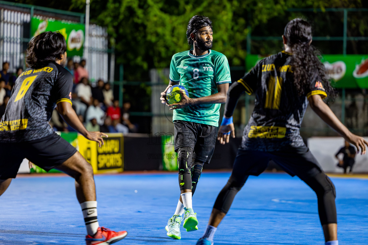 1st Division Final of 8th Inter-Office/Company Handball Tournament 2024, held in Handball ground, Male', Maldives on Tuesday, 11th September 2024 Photos: Nausham Waheed/ Images.mv