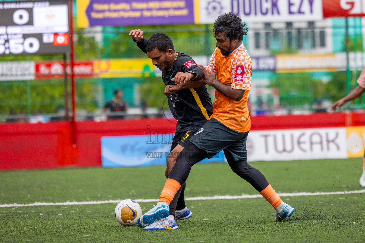 ADh Dhangethi vs ADh Hangnaameedhoo in Day 10 of Golden Futsal Challenge 2025 was held on Tuesday, 14th January 2025, in Hulhumale', Maldives Photos: Shuu Abdul Sattar / images.mv