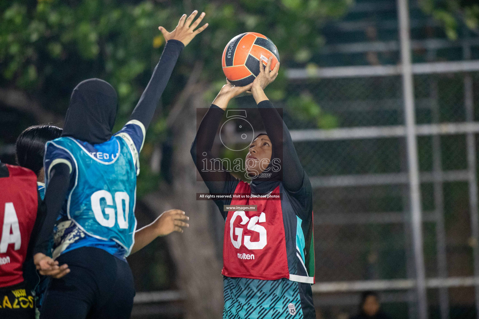 Day 1 of 20th Milo National Netball Tournament 2023, held in Synthetic Netball Court, Male', Maldives on 29th May 2023 Photos: Nausham Waheed/ Images.mv