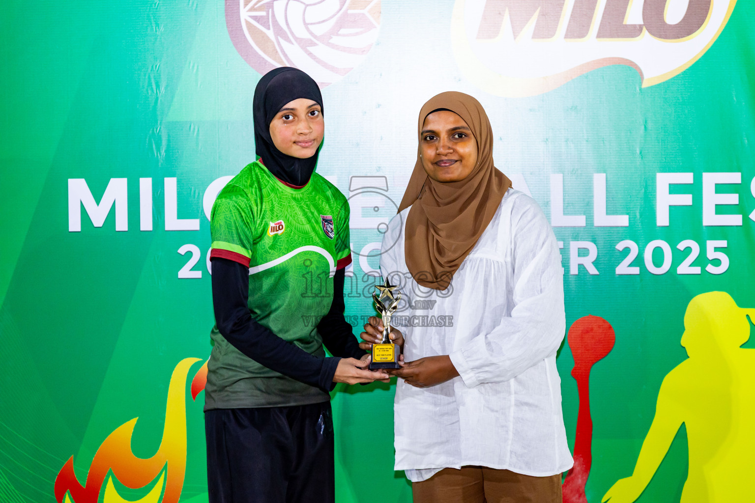 Day 2 of MILO Netball Fest 2025 was held in Cental Park, Hulhumale', Maldives on Friday, 21st November 2025. Photos: Nausham Waheed / images.mv