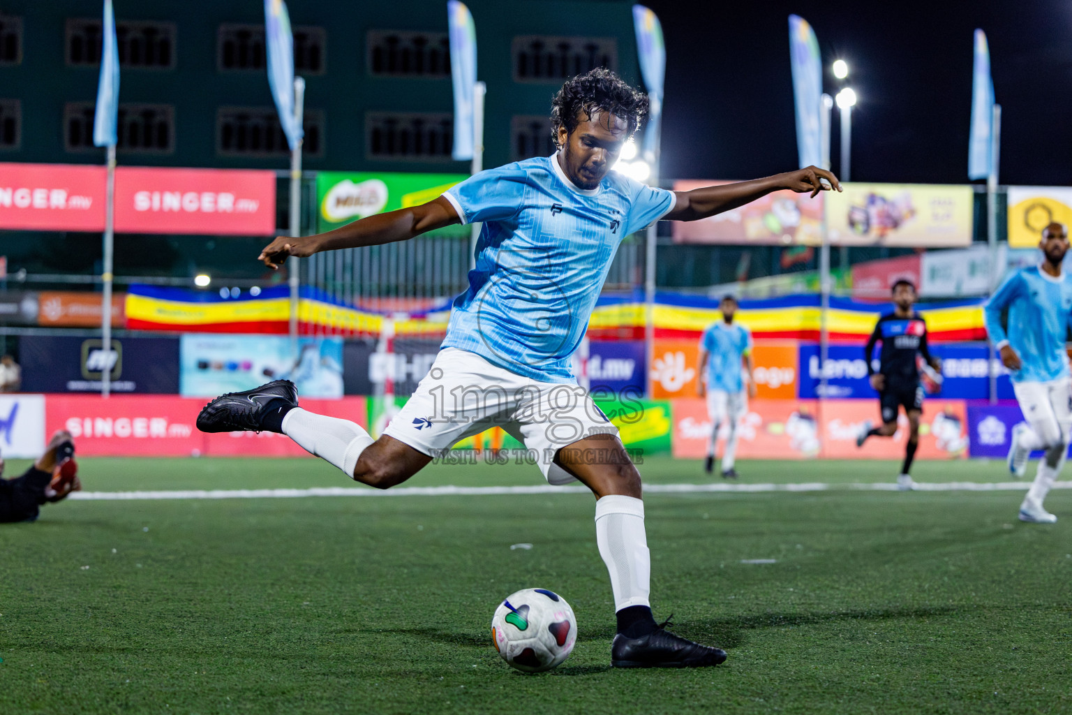 TEAM MACL vs STELCO RC in Quarter Finals of Club Maldives Cup 2024 held in Rehendi Futsal Ground, Hulhumale', Maldives on Wednesday, 9th October 2024. Photos: Nausham Waheed / images.mv