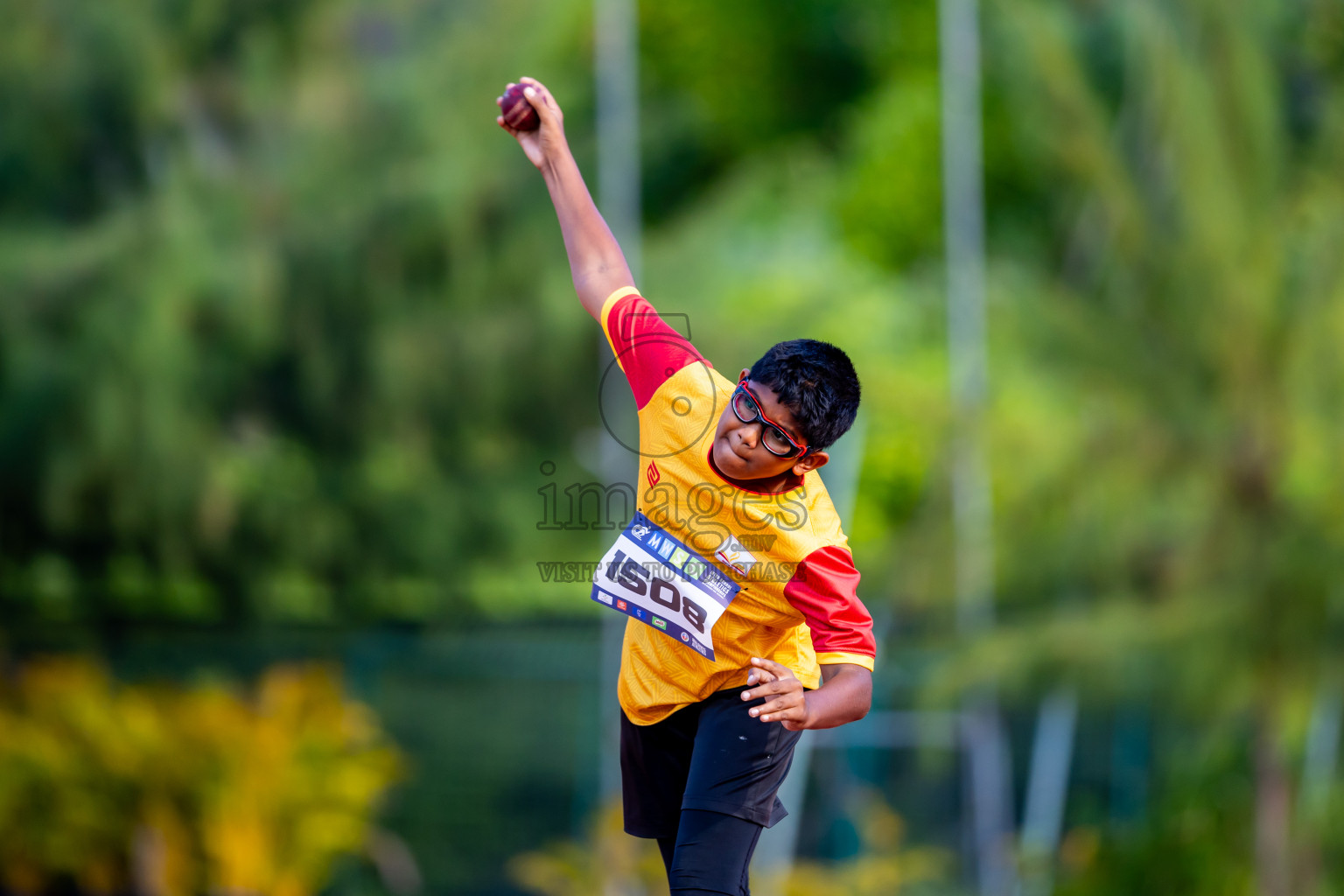 Day 6 of MWSC Interschool Athletics Championships 2024 held in Hulhumale Running Track, Hulhumale, Maldives on Thursday, 14th November 2024. Photos by: Nausham Waheed / Images.mv