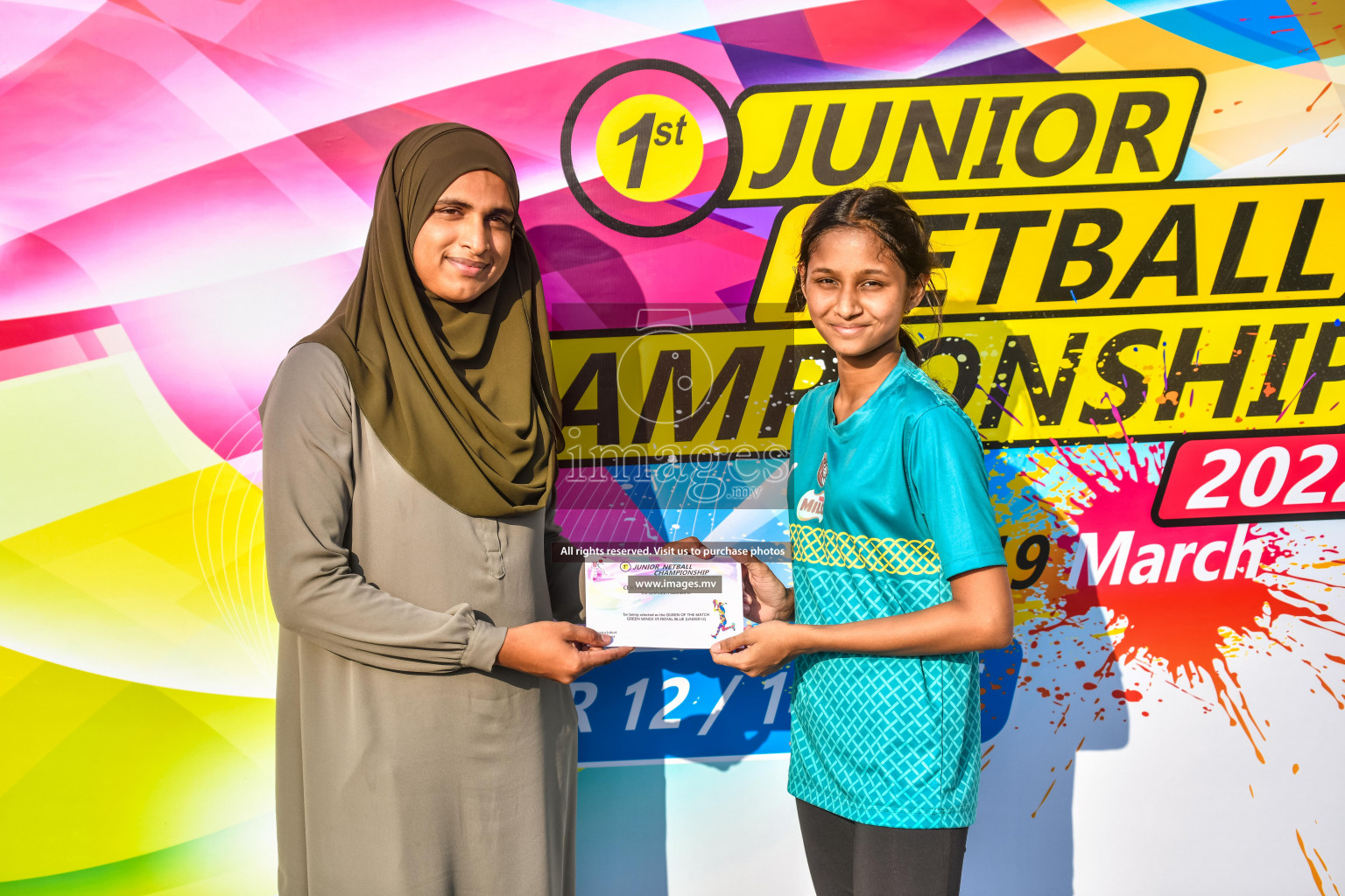 Day3 of Junior Netball Championship 2022 on 5 March 2022 held in Male', Maldives. Photos by Nausham Waheed.