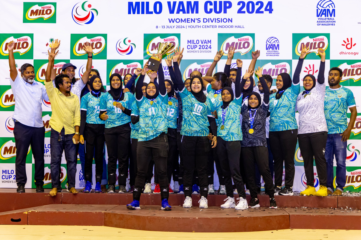 Final of Women's Division of Milo VAM Cup 2024 held in Male', Maldives on Saturday, 13th July 2024 at Social Center Indoor Hall Photos By: Nausham Waheed / images.mv