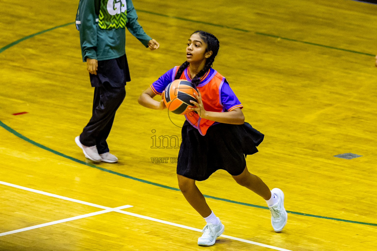 Day 4 of 25th Inter-School Netball Tournament was held in Social Center at Male', Maldives on Monday, 12th August 2024. Photos: Nausham Waheed / images.mv