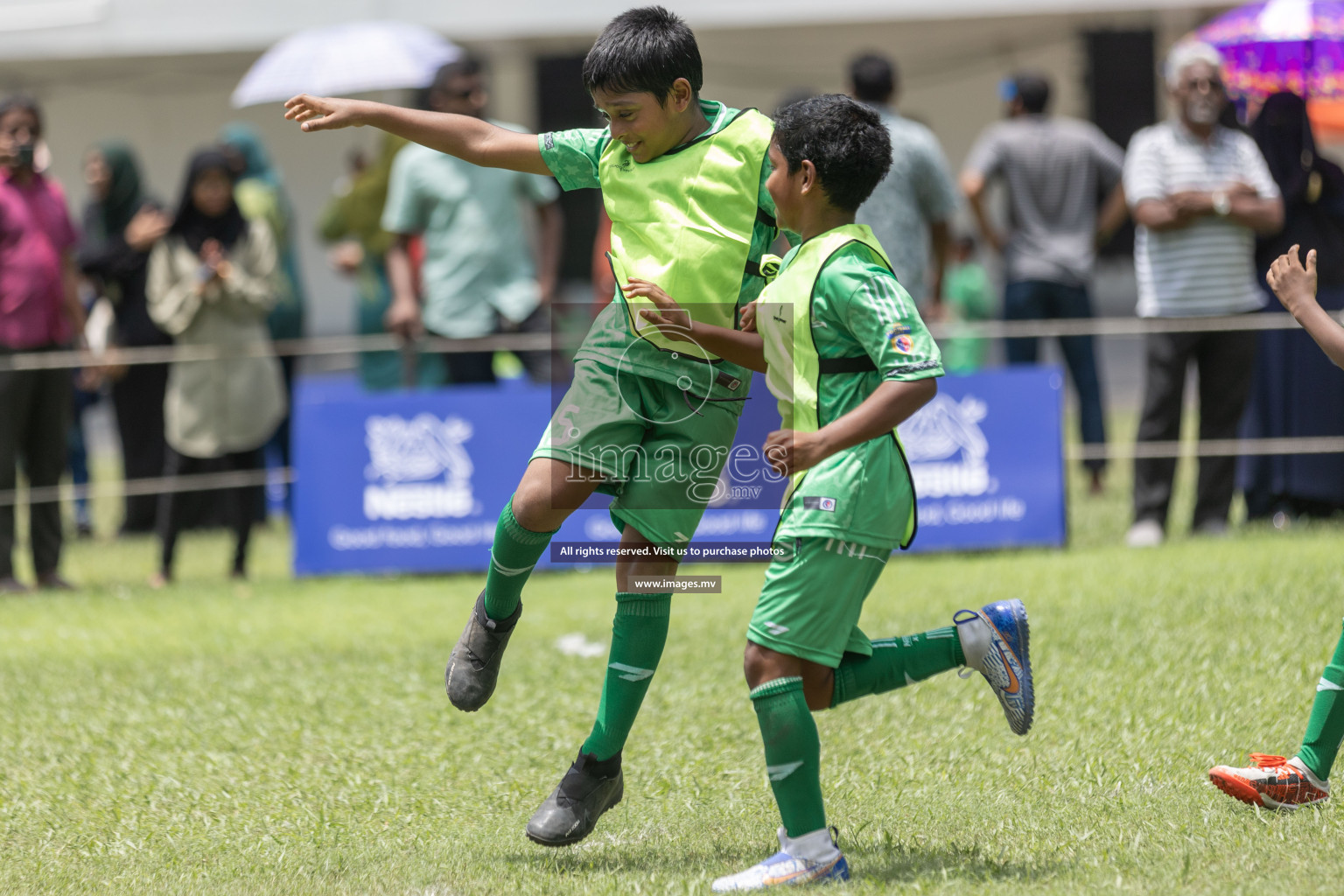 Day 1 of Nestle kids football fiesta, held in Henveyru Football Stadium, Male', Maldives on Wednesday, 11th October 2023 Photos: Shut Abdul Sattar/ Images.mv