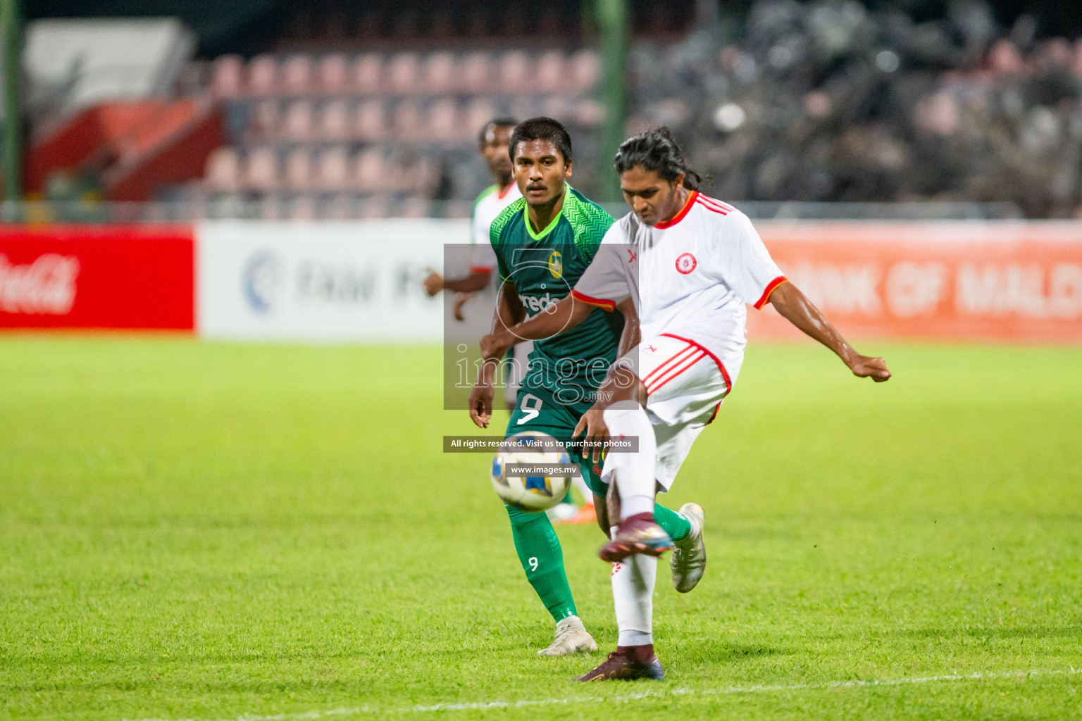 Maziya Sports & Recreation vs Buru Sports Club in President's Cup 2023, held on 20 April 2023 in National Football Stadium, Male', Maldives Photos: Hassan Simah, Mohamed Mahfooz