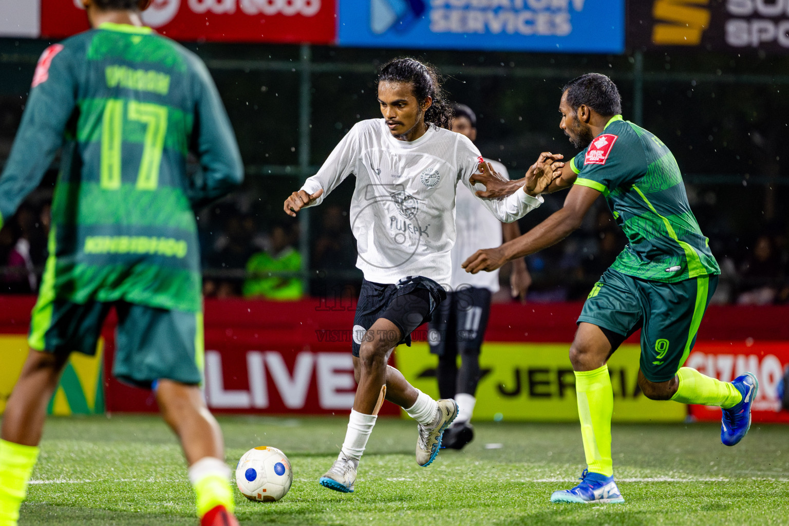 Thaa Omadhoo VS Thaa Kinbidhoo in Day 6 of Golden Futsal Challenge 2025 on Friday, 6th January 2025, in Hulhumale', Maldives Photos: Nausham Waheed / images.mv