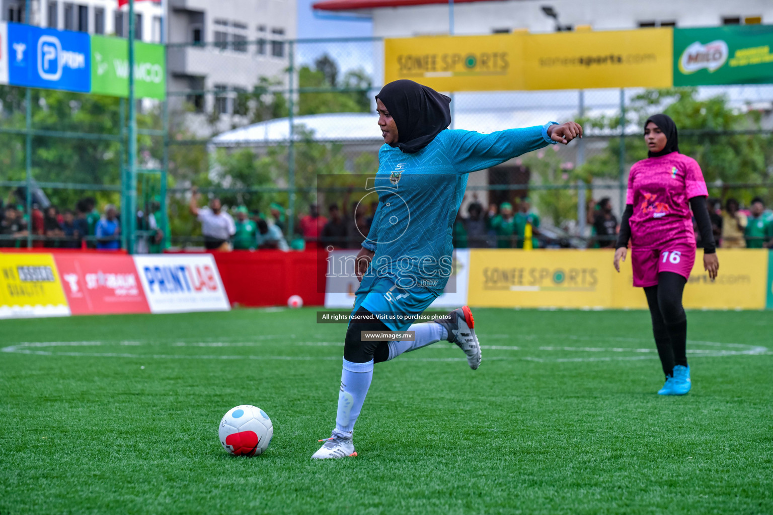 WAMCO vs Club MYS in Eighteen Thirty Women's Futsal Fiesta 2022 was held in Hulhumale', Maldives on Wednesday, 12th October 2022. Photos: Nausham Waheed / images.mv