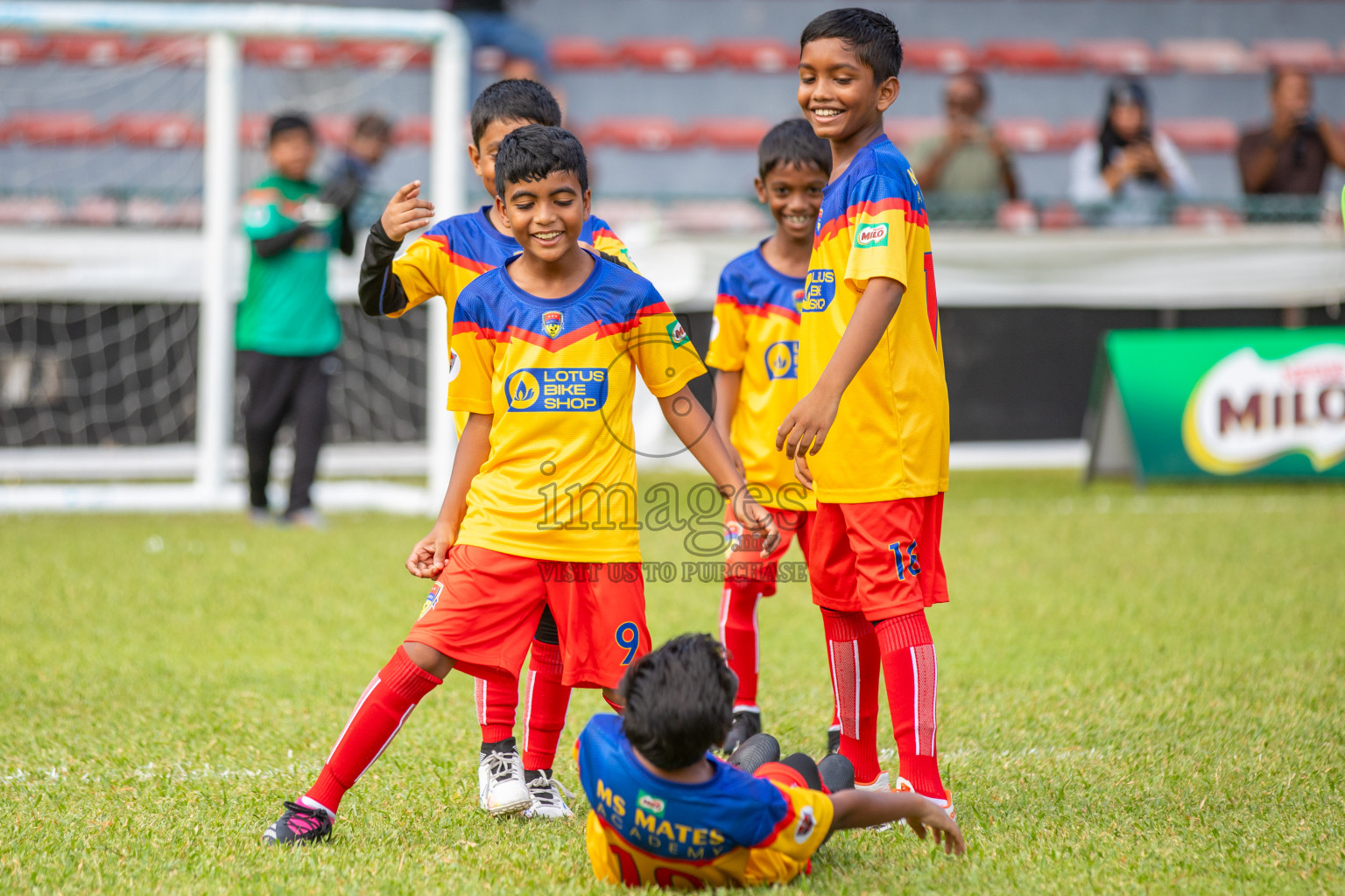 Day 2 of Under 10 MILO Academy Championship 2024 was held at National Stadium in Male', Maldives on Friday, 27th April 2024. Photos: Mohamed Mahfooz Moosa / images.mv