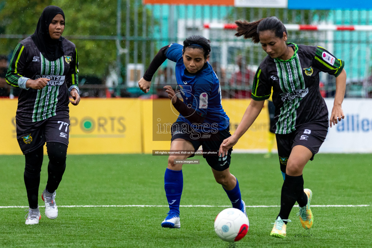 WAMCO vs Team Fenaka in Eighteen Thirty Women's Futsal Fiesta 2022 was held in Hulhumale', Maldives on Friday, 14th October 2022. Photos: Hassan Simah / images.mv