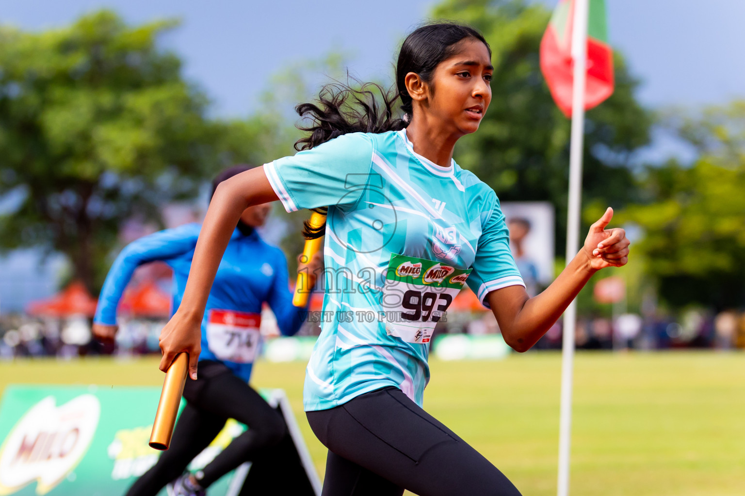 Day 6 of Inter-school Athletics Championship 2025 held in Ekuveni Synthetic Track, Male', Maldives on Sunday, 12th October 2025. Photos by: Nausham Waheed / Images.mv