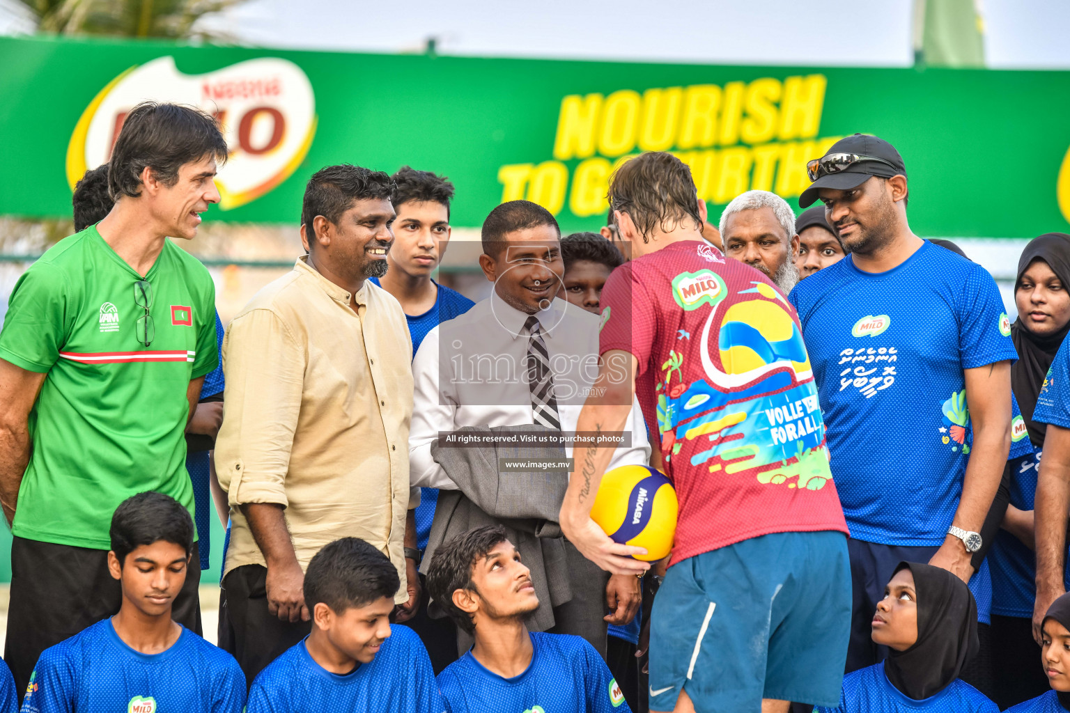 Vollyball players trainning session with Giba Photos by Nausham waheed