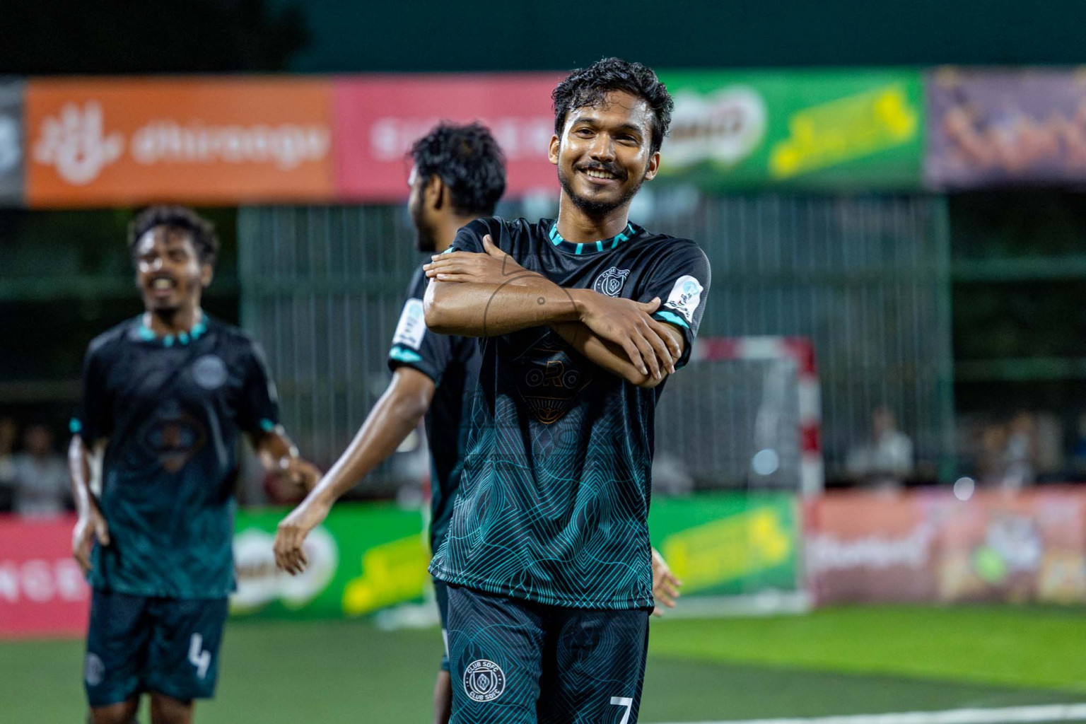 KHAARIJEE VS SDFC in Club Maldives Classic 2024 held in Rehendi Futsal Ground, Hulhumale', Maldives on Friday, 6th September 2024. 
Photos: Hassan Simah / images.mv