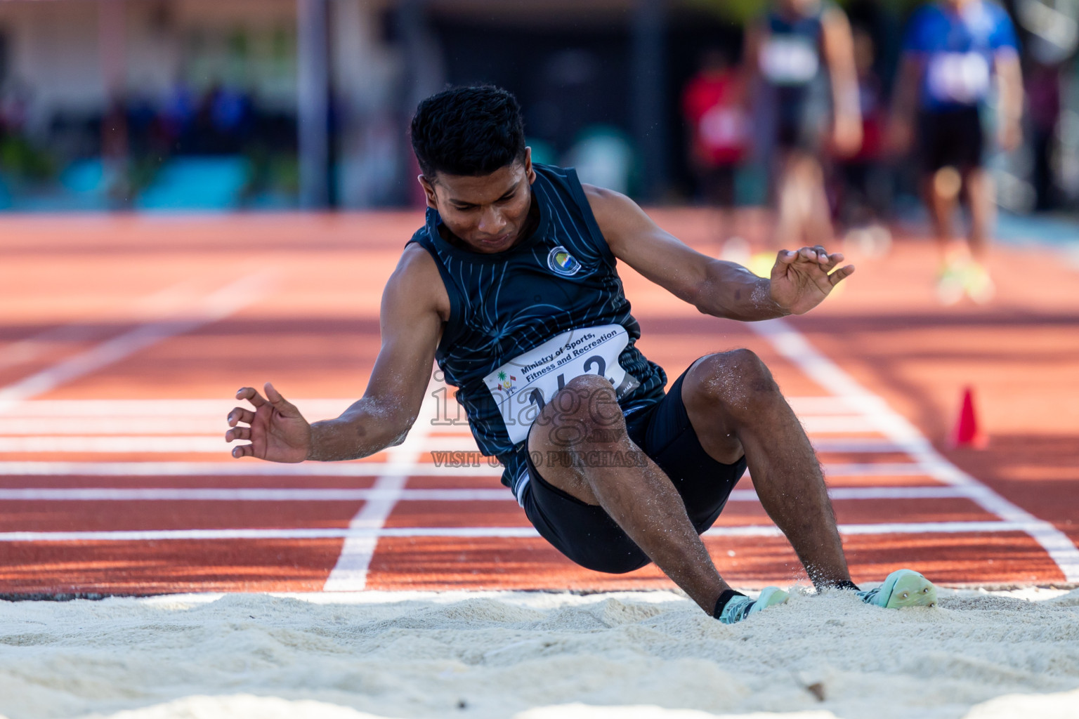 Day 1 of 33rd National Athletics Championship was held in Ekuveni Track at Male', Maldives on Thursday, 5th September 2024. Photos: Nausham Waheed / images.mv