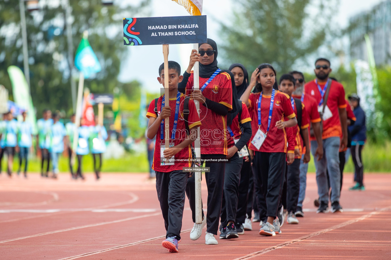 Day one of Inter School Athletics Championship 2023 was held at Hulhumale' Running Track at Hulhumale', Maldives on Saturday, 14th May 2023. Photos: Nausham Waheed / images.mv