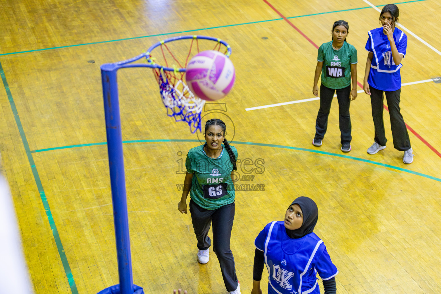 Day 9 of 26th Inter-School Netball Tournament 2025 was held in Social Center Indoor Hall on Sunday, 27th October 2025. Photos: Areef Adam / images.mv